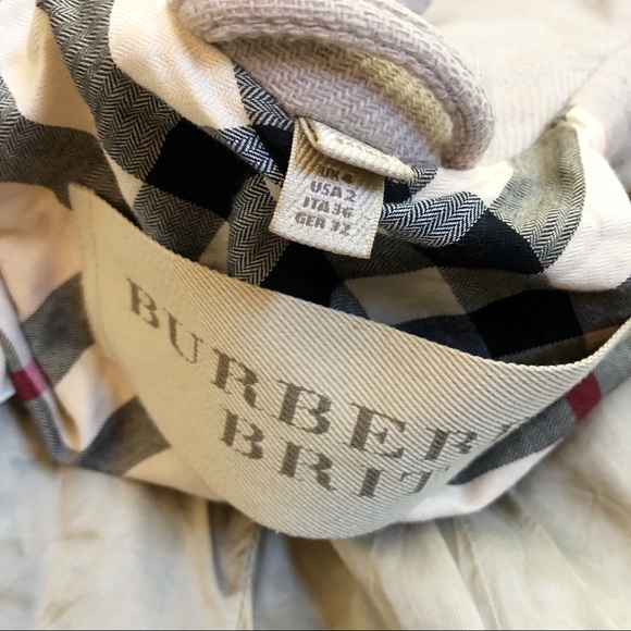 ‼️SOLD‼️Burberry Brit Trench Coat Wool Cashmere 2 - Picture 6 of 8